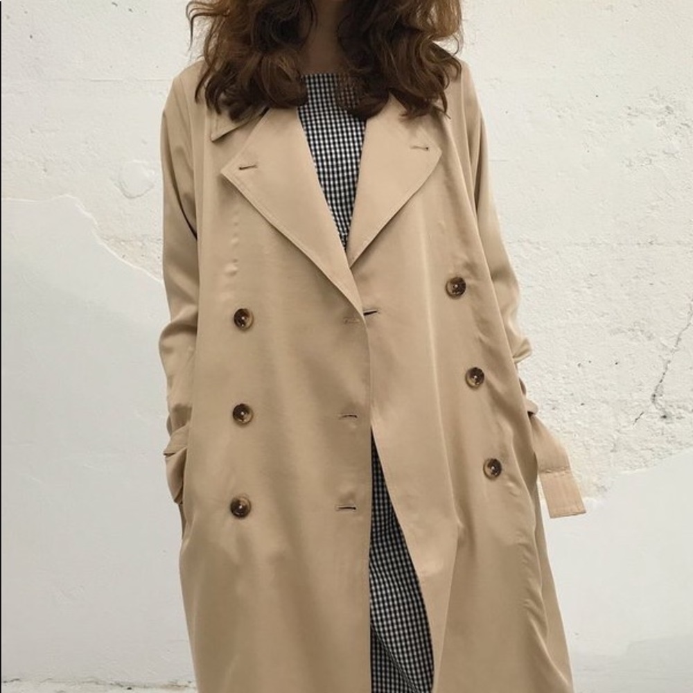 SOLD Gorgeous Long Trench Coat, Just Female Brand! - Picture 1 of 8